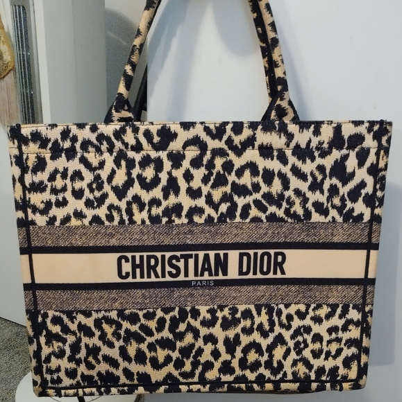Handbags - Handbag,Christian Dior,black& white,tote size
